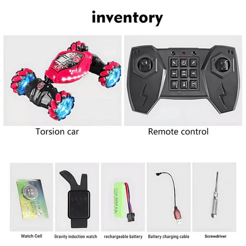 Remote Control Gesture Stunt Racing Car سيارة سباق حركات بهلوانية بالتحكم عن بُعد بالإشارة