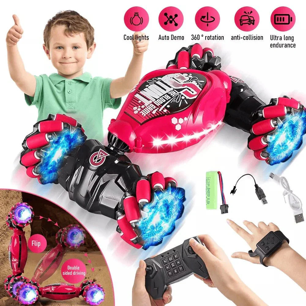 Remote Control Gesture Stunt Racing Car سيارة سباق حركات بهلوانية بالتحكم عن بُعد بالإشارة